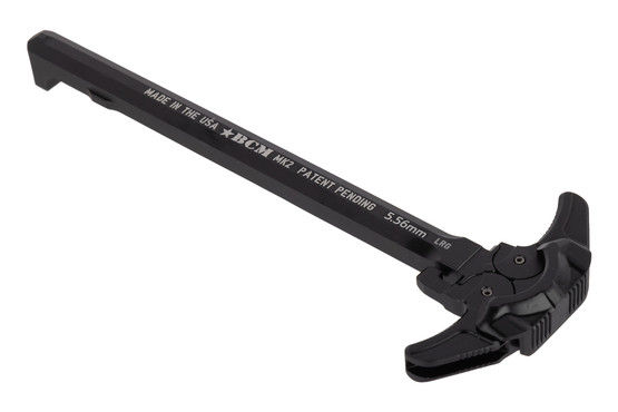Bravo Company Manufacturing GUNFIGHTER MK2 Ambidextrous Charging Handle with Large Latch design.
